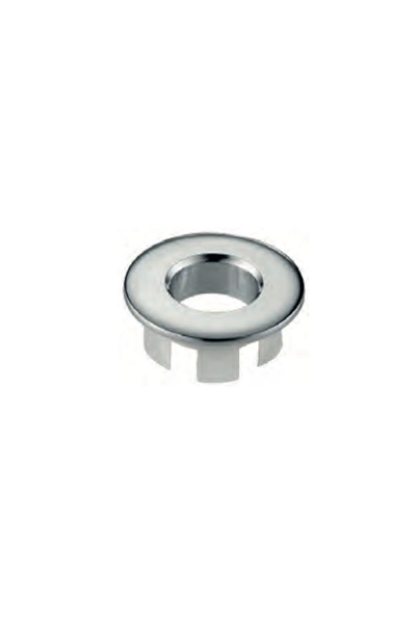 Embellecedor para rebosadero lavabo en cromo — referencia IMEX ERL001