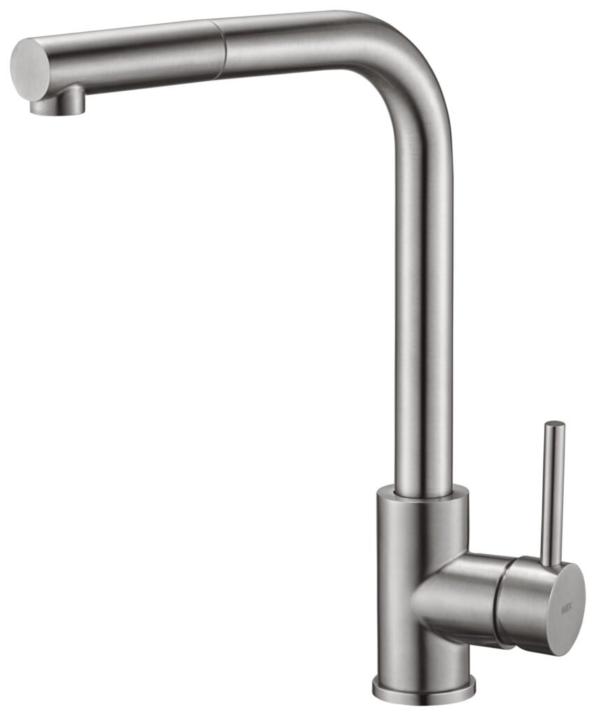 Grifería de cocina monomando extraible serie Moscu — referencia IMEX GCE006/AC