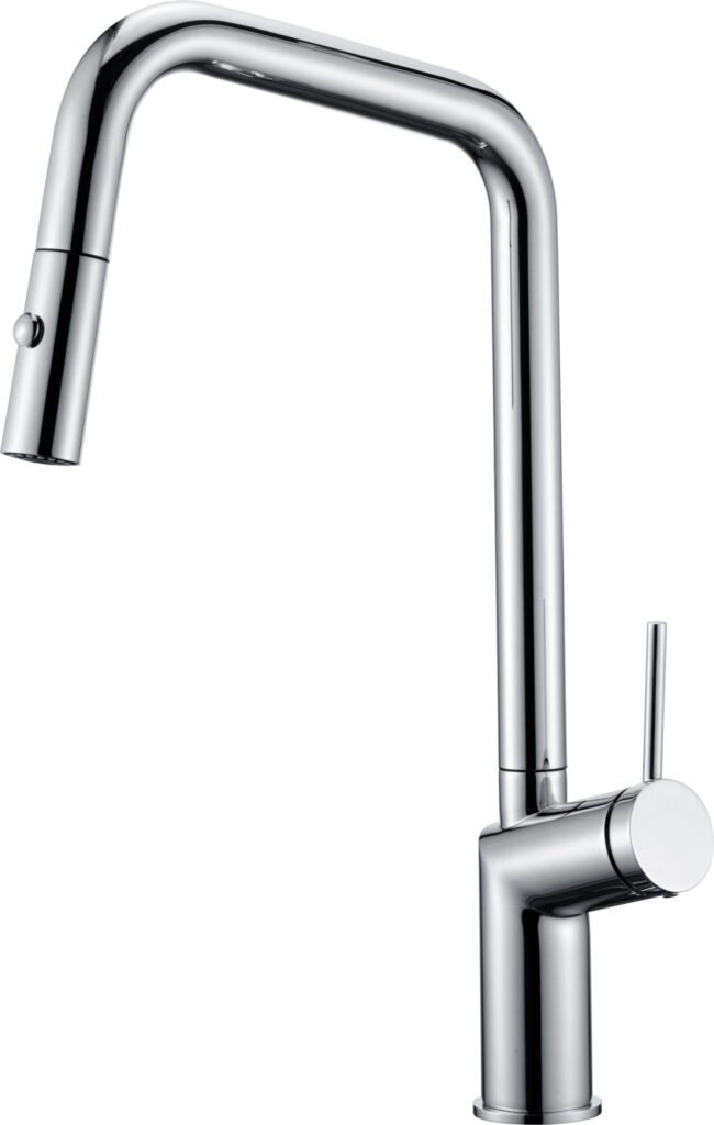 Grifería de cocina monomando extraíble cromado serie Bonn — referencia IMEX GCE024