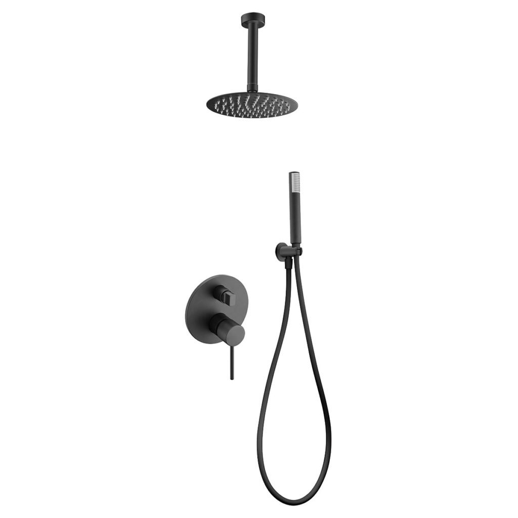 Conjunto de ducha empotrado monomando IMEX Thalos GPTS045/NG — referencia IMEX GPTS045/NG