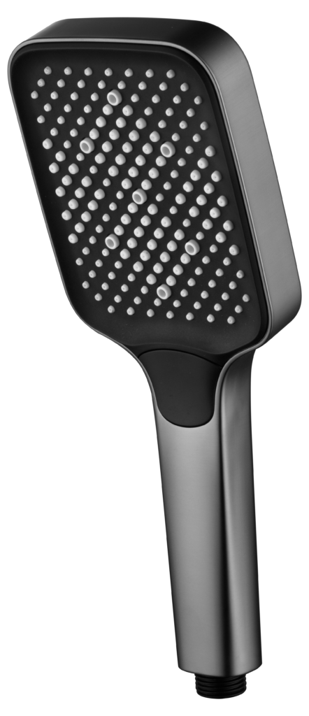 Mango de ducha Portland black gun metal — referencia IMEX MDP021/BGM