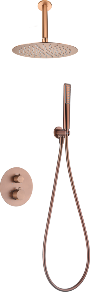 IMEX GTS060/ORC, acabado Oro rosa cepillado; vista del producto terminado.