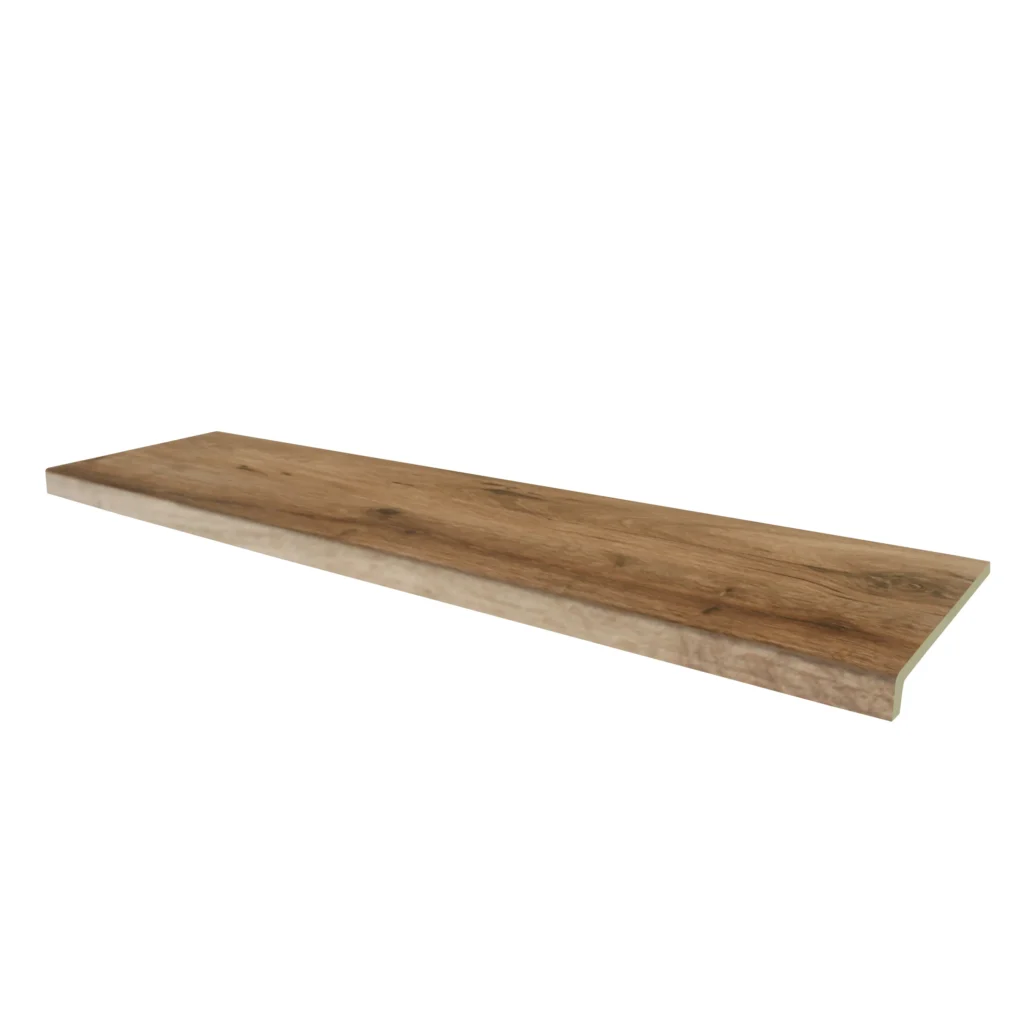 Peldaño Leño Beige 31,7 × 120 cm · pieza completa
