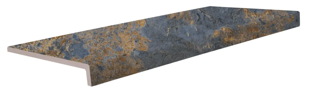Peldaño para piscina Vulcan Grey 31,7 × 62,5 cm · pieza completa
