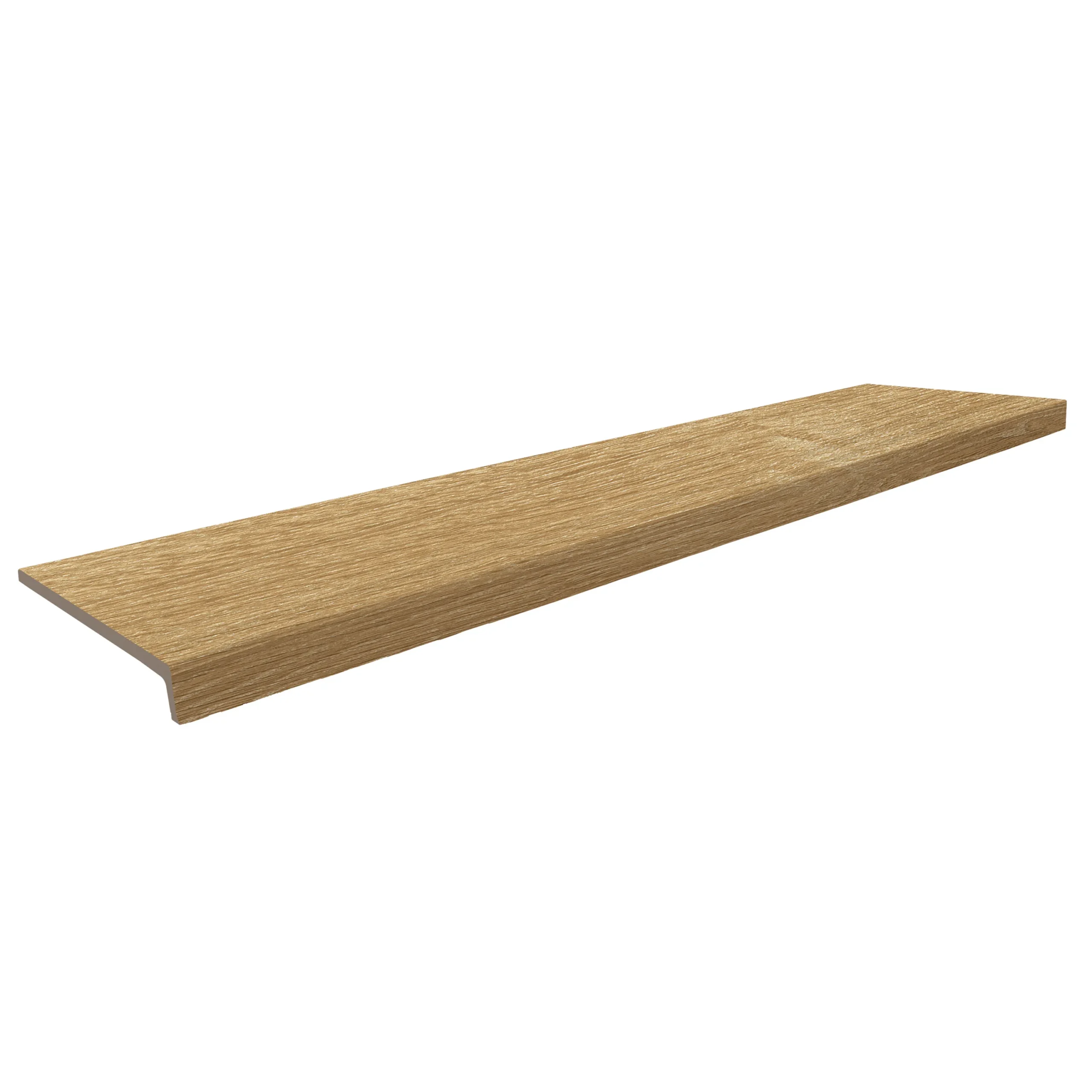 Peldaño Roble 31,7 × 120 cm · pieza completa