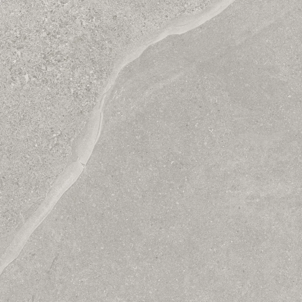 Suelo porcelánico Austral Grey 120 × 120 cm · superficie