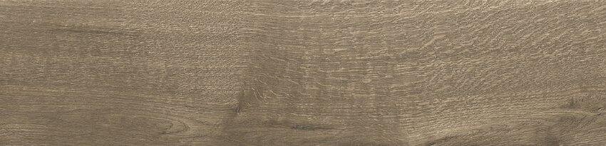 Suelo porcelánico Madeira Nogal 20 × 120 cm · muestra de superficie