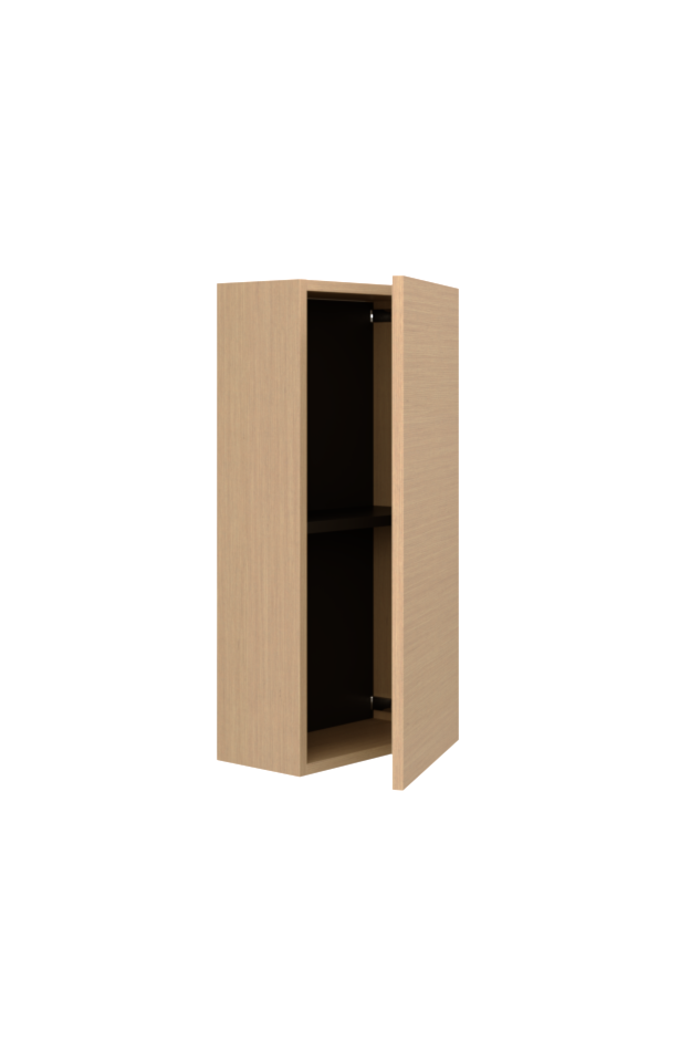Mueble auxiliar de colgar BathTwo cerrado de Torvisco en Camel, fotografía original del fabricante.
